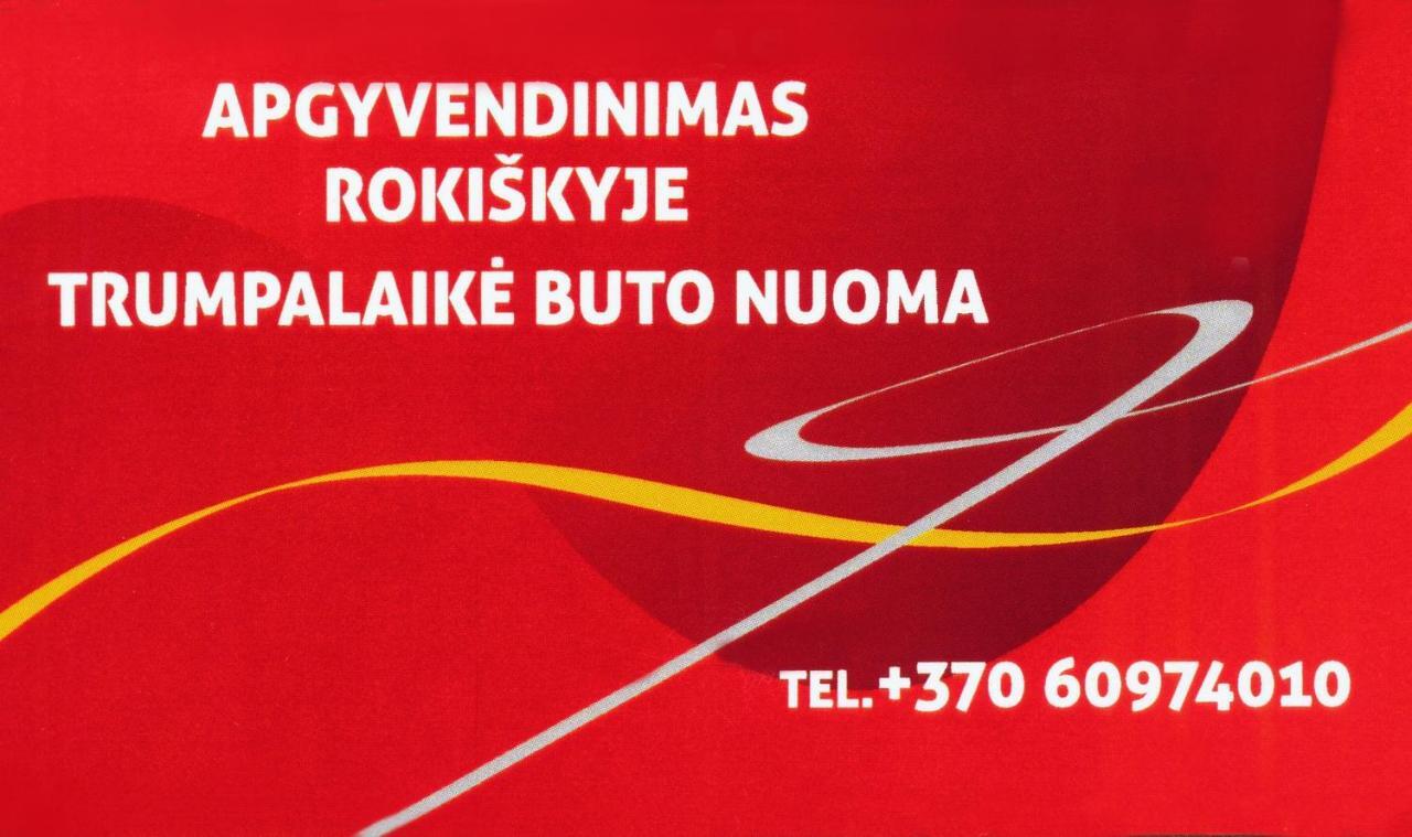 Trumpalaike Buto Nuoma,Apgyvendinimas - Bekontaktis Iejimas Рокишкис Экстерьер фото